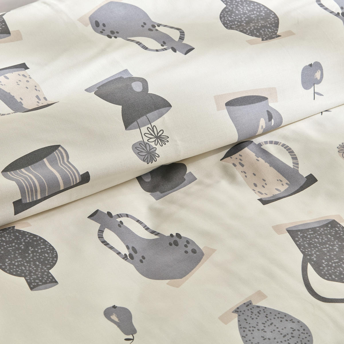BETTWÄSCHE Pliorera - Beige, Textil (200/220cm) - home&you
