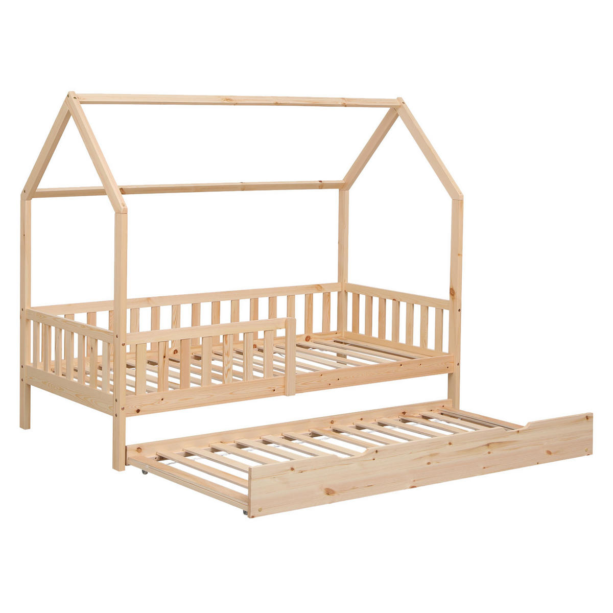 KINDERBETT Marceau Holz 190/90 cm - Braun, Holz - Happy Garden