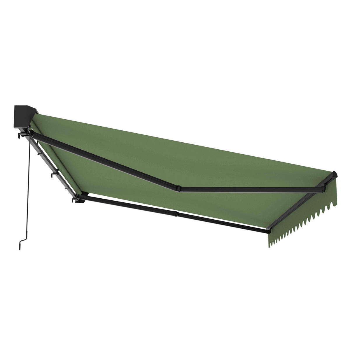 MARKISE 2,50x2m, Kaktusgrün - Grün, Metall (200/1/250cm) - Oviala
