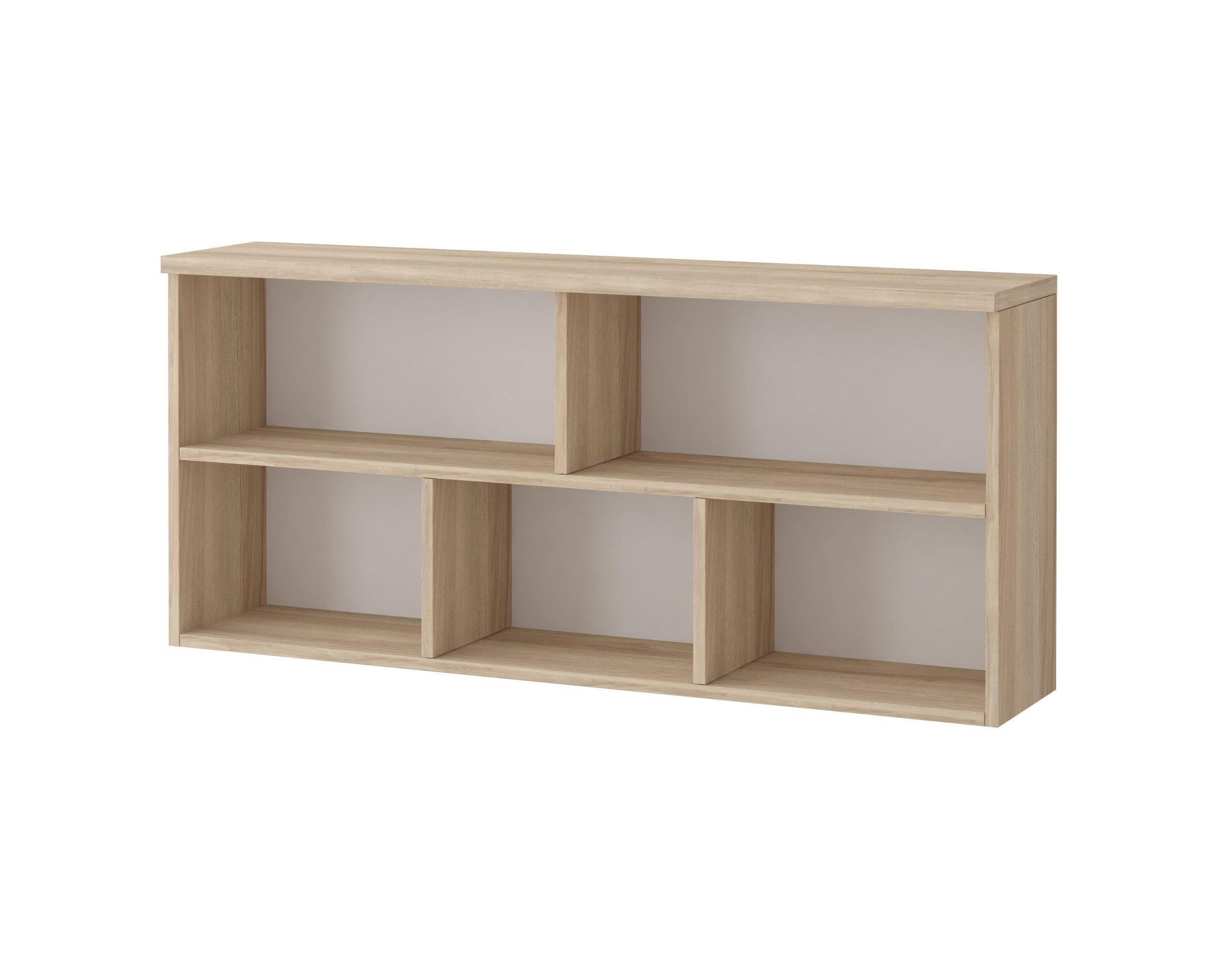 Deine Möbel 24 Kinder-Wandregal Sonoma Eiche 110x55x27 cm