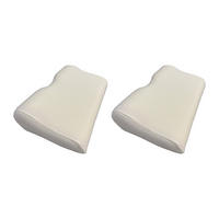 ERGONOMISCHES Kopfkissen 2er-Set - 32 x 52 cm - DODO von PERFECT POSITION - Weiß, Textil (52/35cm) - Dodo