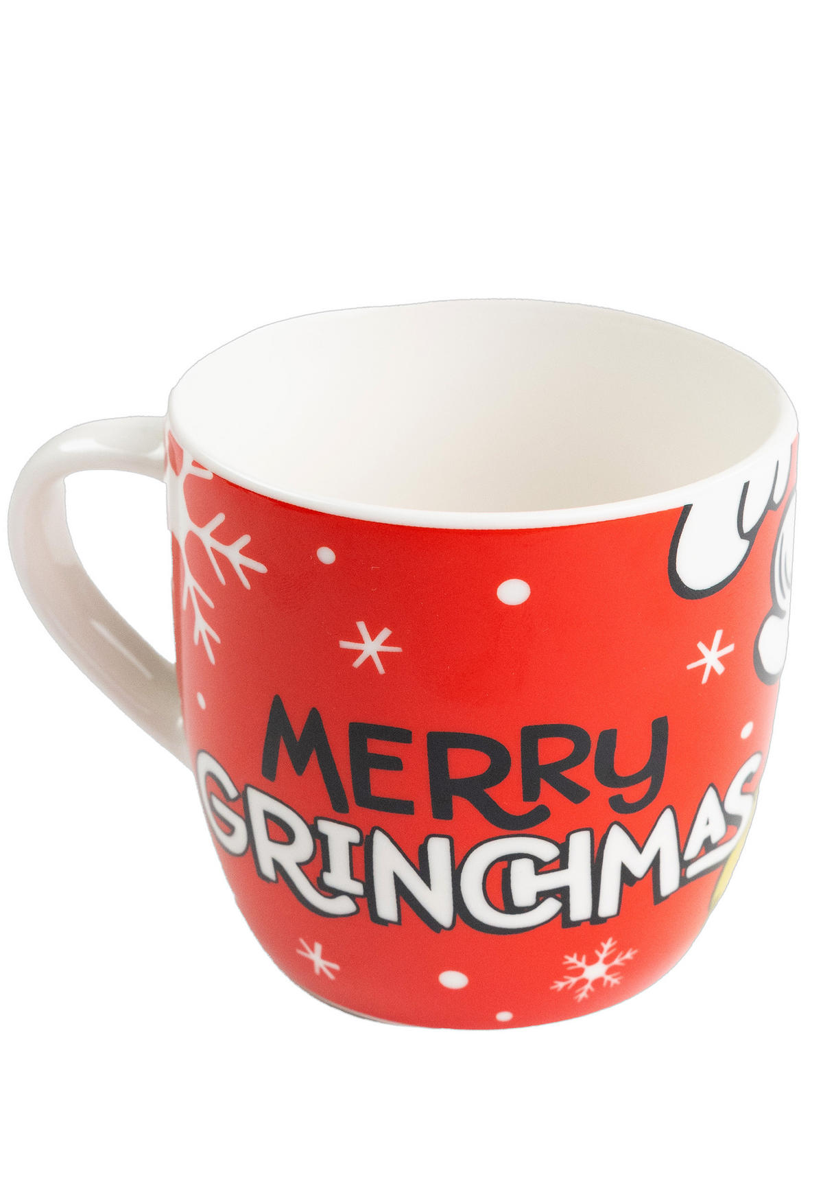 FRÜHSTÜCKSSET The Grinch Merry Grinchmas Rot 3-teilig - Rot, Keramik (23.8/11.2/23.3cm) - United Labels