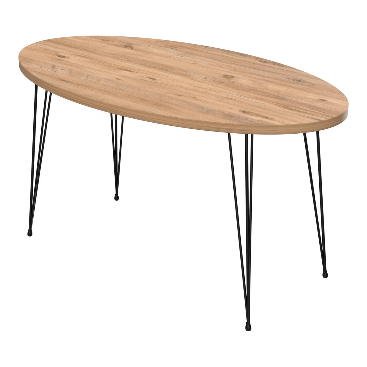 COUCHTISCH Skævinge 90/50/43 - Braun, Metall (50/90/43cm) - [en.casa]
