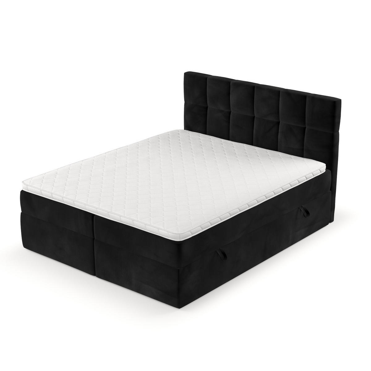 POSTEL BOXSPRING VARENO 180/200 Černá - černá, kov/dřevo (180/200cm) - AltaBeds