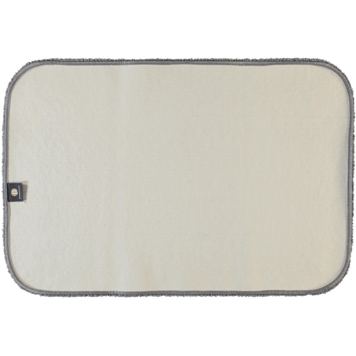 BADTEPPICHE ASPECT KIESEL - 85 - Grau, Textil (80/160cm) - Rhomtuft