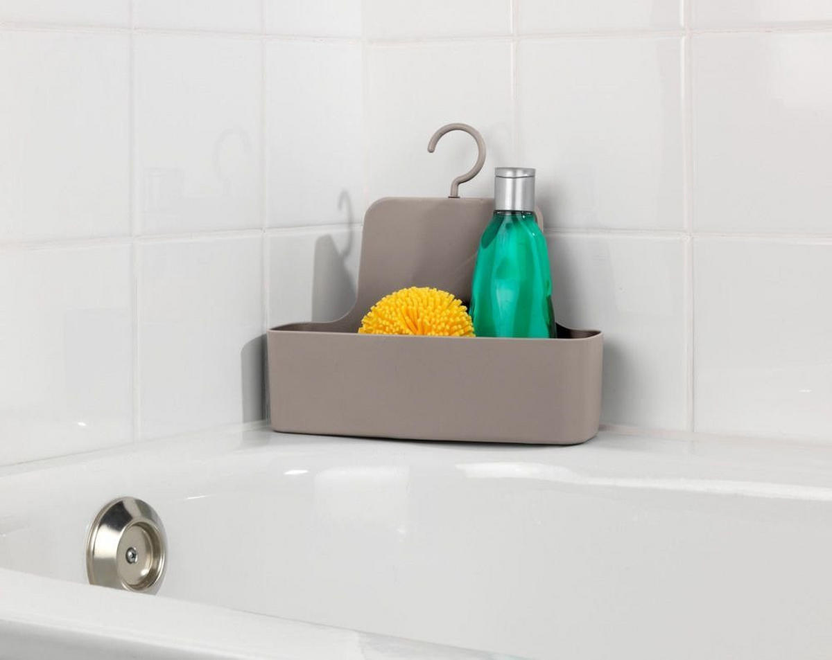 DUSCHREGAL Barcelona 26/9/24 cm - Braun, Kunststoff (26/24/9cm)