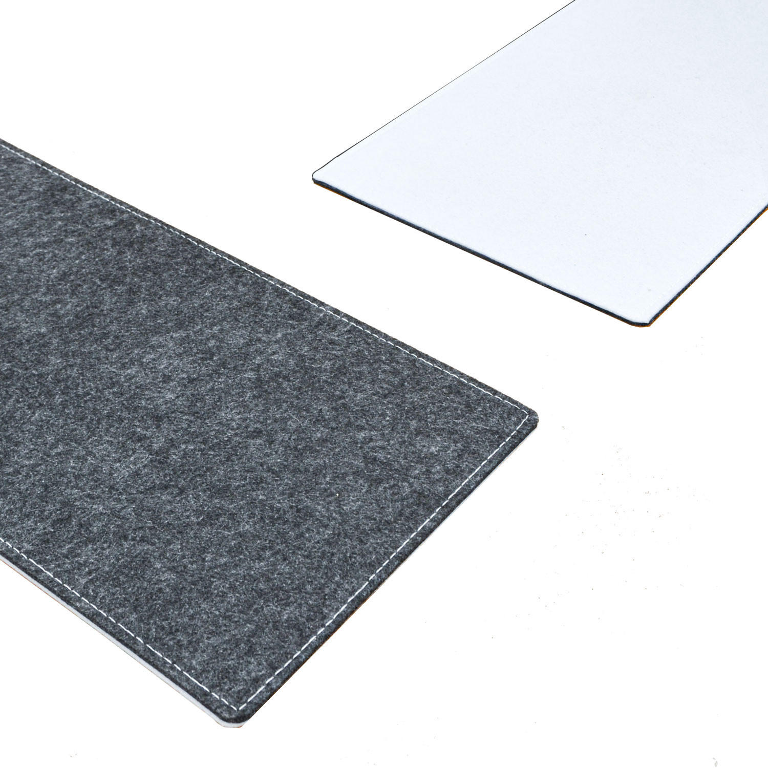 BIERBANKAUFLAGE Filz, 2er Set, Anthrazit, 180/28/0,8 cm - Grau, Kunststoff (28/1/180cm) - Dunedesign