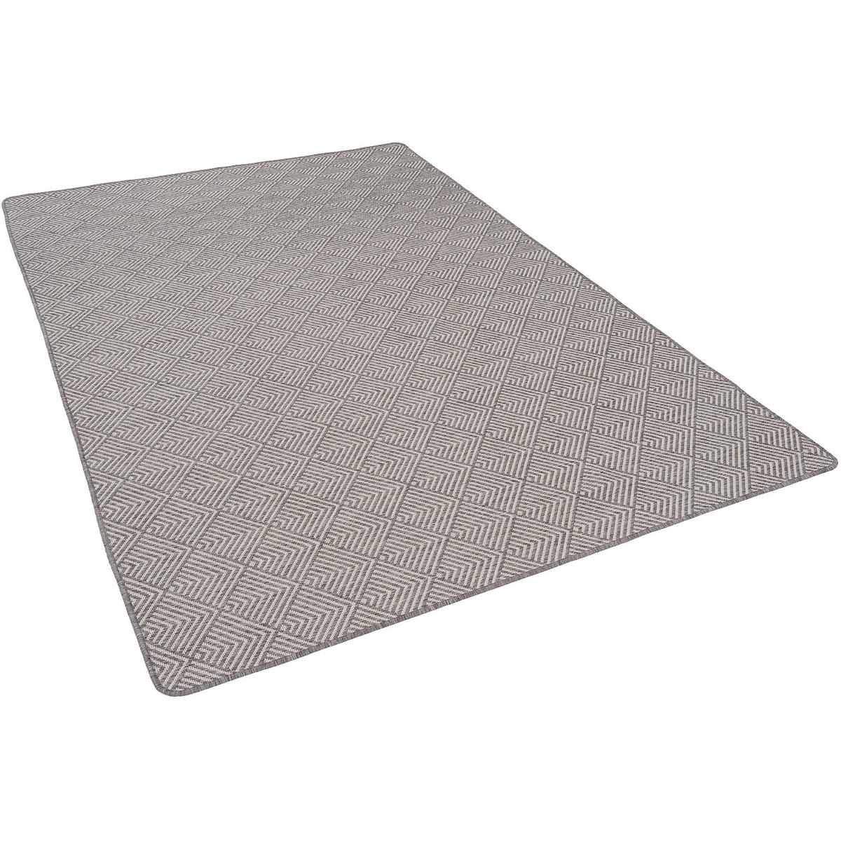 IN- UND OUTDOOR TEPPICH BEIDSEITIG NEWPORT MODERN - Grau, Textil (100/400cm) - Snapstyle