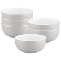 MÜSLISCHALEN Liberty Pure Colors New Grey ø 15 cm 6er Set - Grau, Keramik (15cm) - Seltmann Weiden
