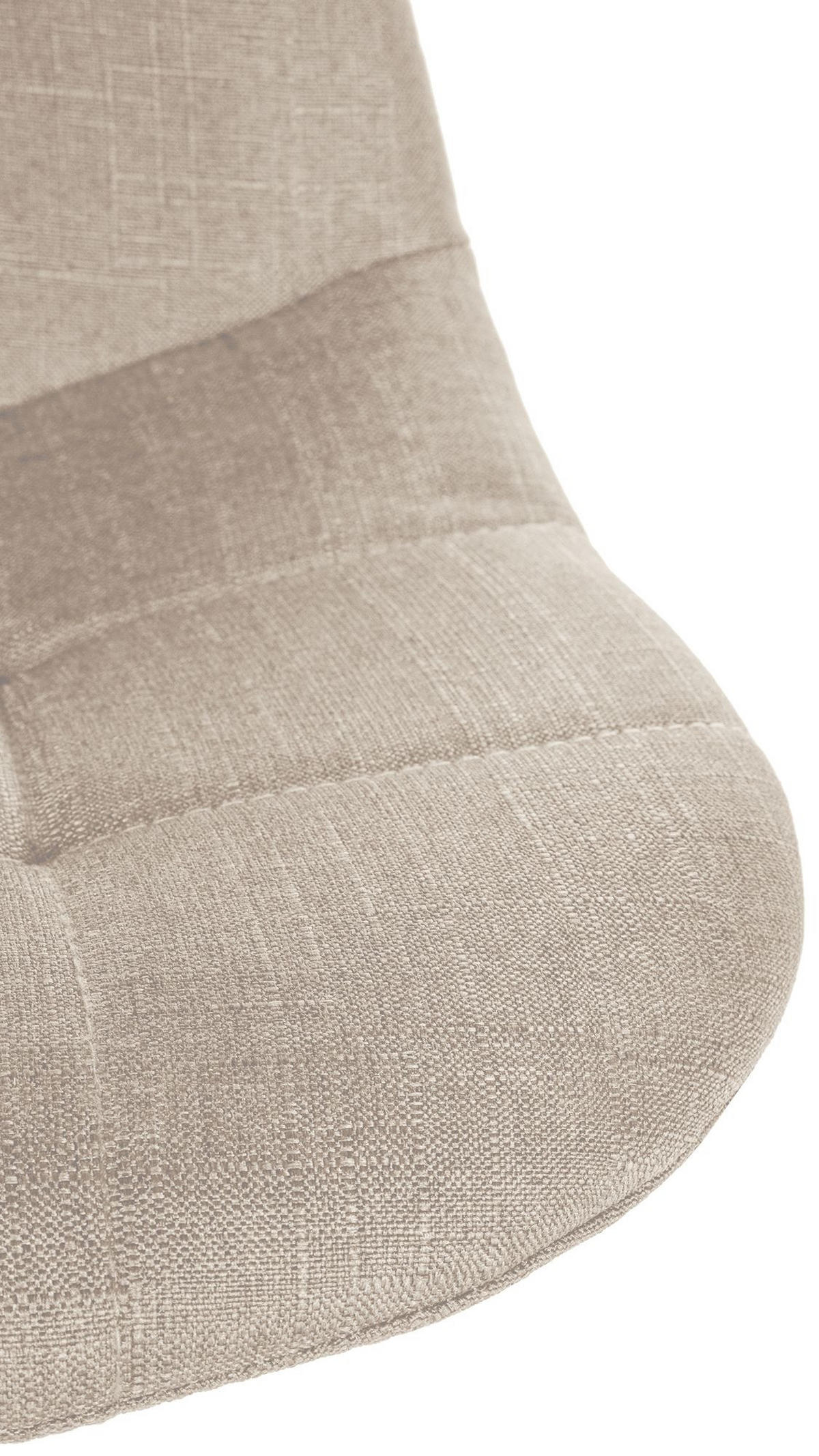 BARHOCKER Metall creme - Creme, Textil/Metall (47/99/56cm) - CLP