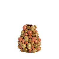 VASE Zitrusbraun Ø19/21 cm - Dunkelorange/Braun, Keramik (21cm) - Light & Living