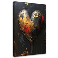 LEINWANDBILD Liebe 80x120cm - Multicolor, Textil (80/120cm) - Feeby