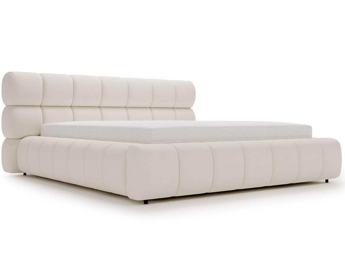 POLSTERBETT Mellow 160x200 Beige - Beige, Textil (160/200cm) - Graingold