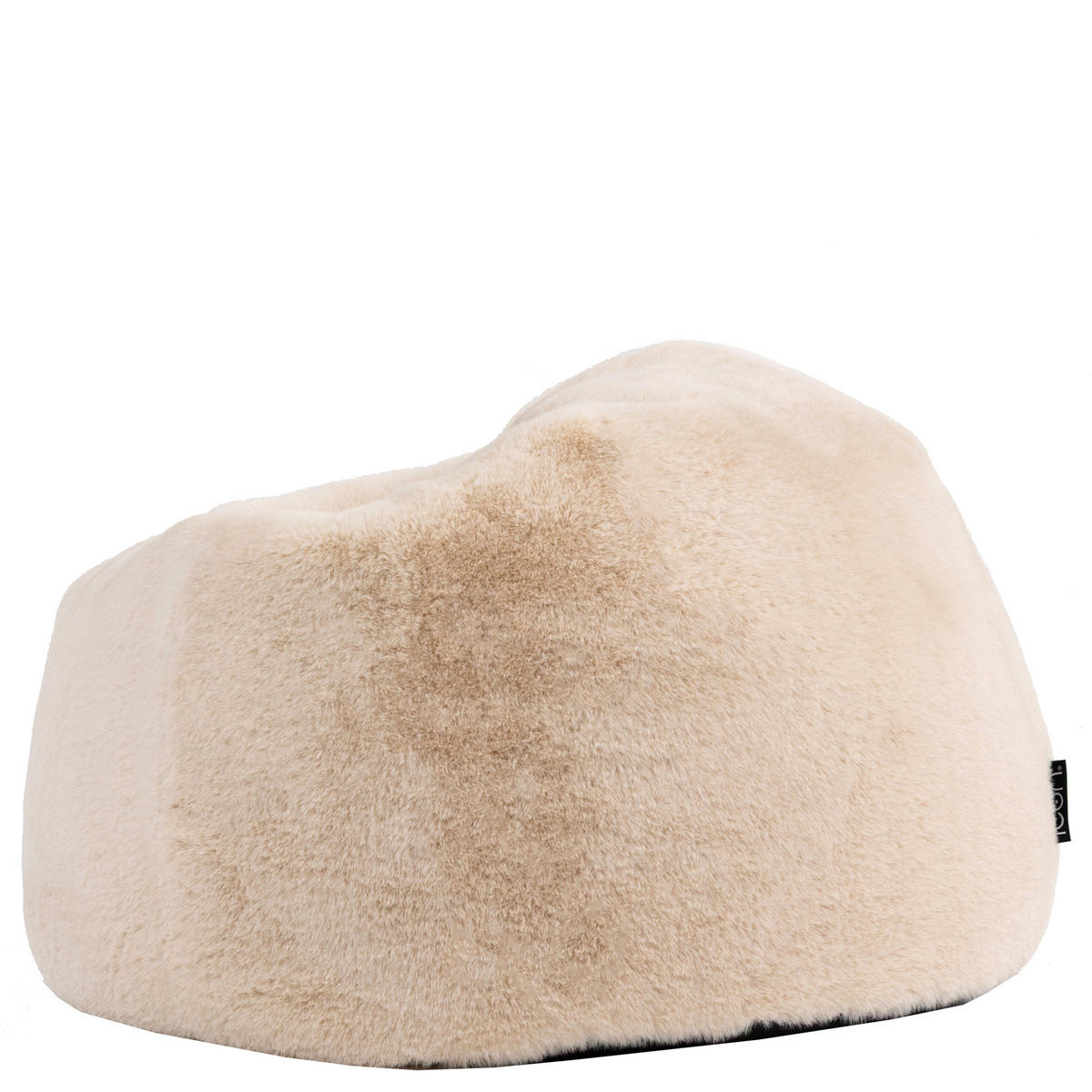 KINDERSITZSACK Kingston Kaninchenkunstfell - Beige, Textil (80/45/80cm) - icon