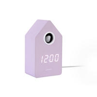 WECKER Cuckoo Lila 9/9/15.8 cm - Lila, Holz (9/15.8/9cm) - Karlsson