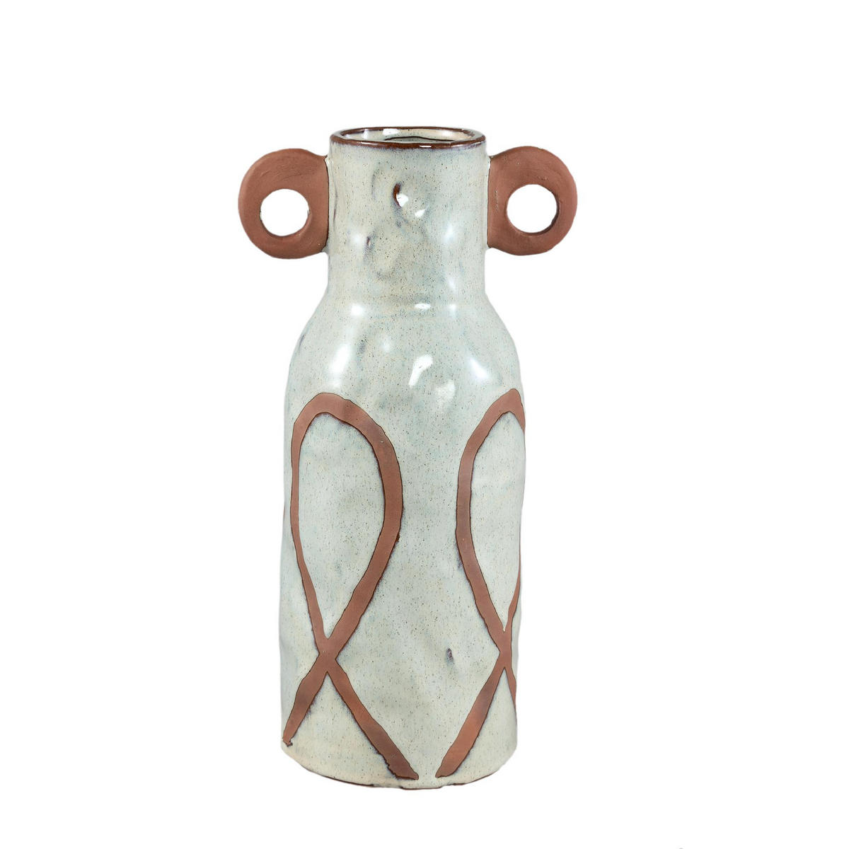 TOPF Freiah Beige 16.5/13/31.5cm - Beige, Keramik (31.5cm) - PTMD Collection