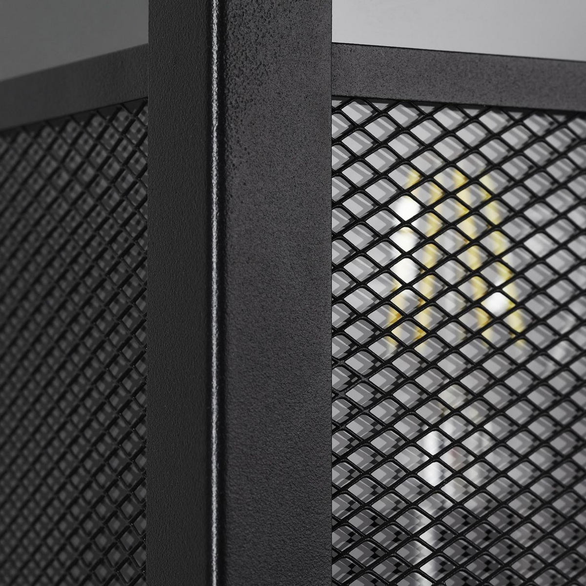 AUSSENWANDLEUCHTE Getta 96409/06 - Schwarz, Metall (17/26/10cm) - Brilliant