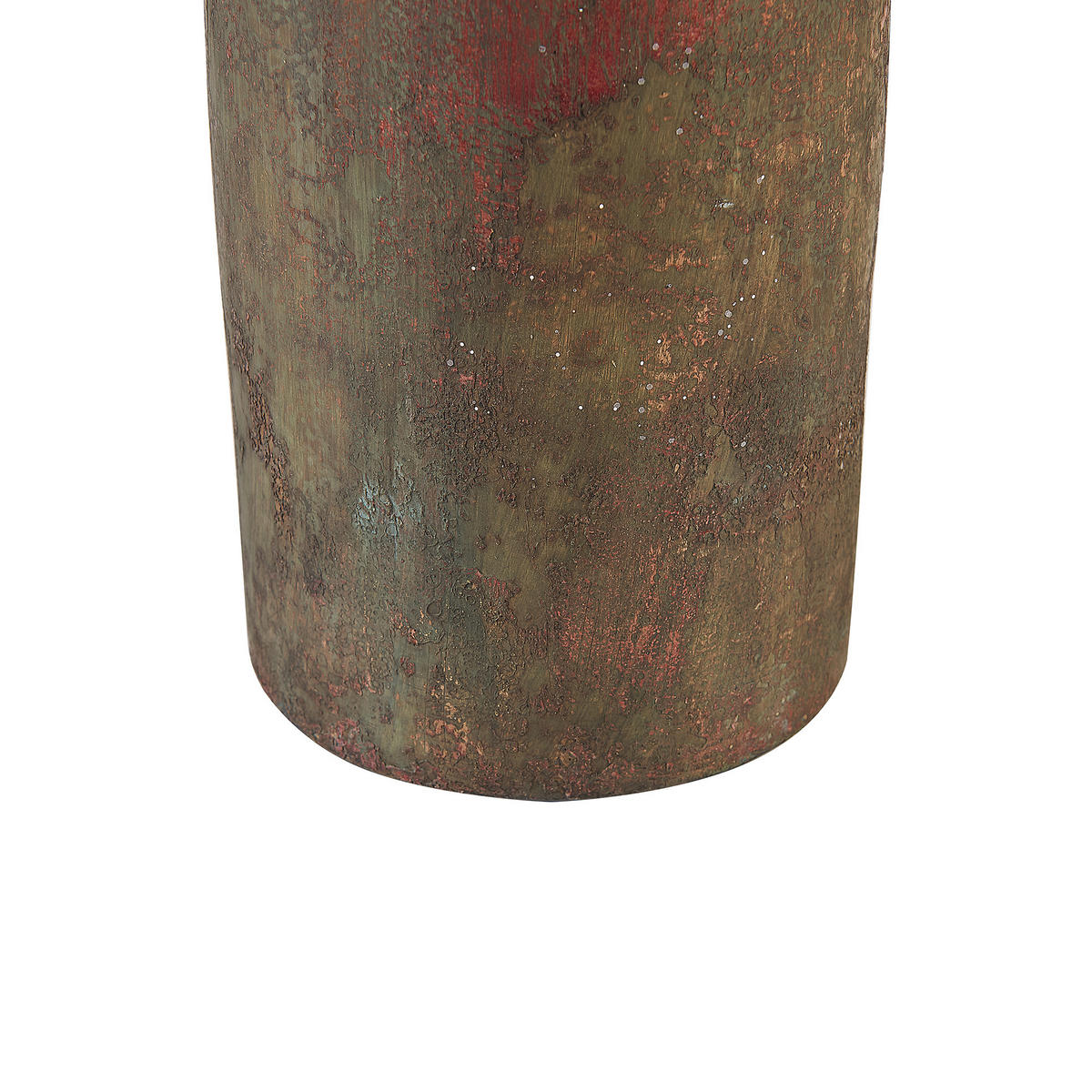 DEKOVASE Terrakotta kupfer Ubeda - Kupferfarben, Stein (41cm) - Beliani