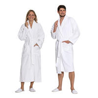 BADEMANTEL, M, 100% Baumwolle, Weiß - Weiß, Textil (Mnull) - Zollner