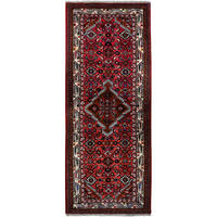 ORIENTTEPPICH handgeknüpft Assadabad Rot 207/83 cm Schurwolle - Rot, Textil (83/207cm) - Looma
