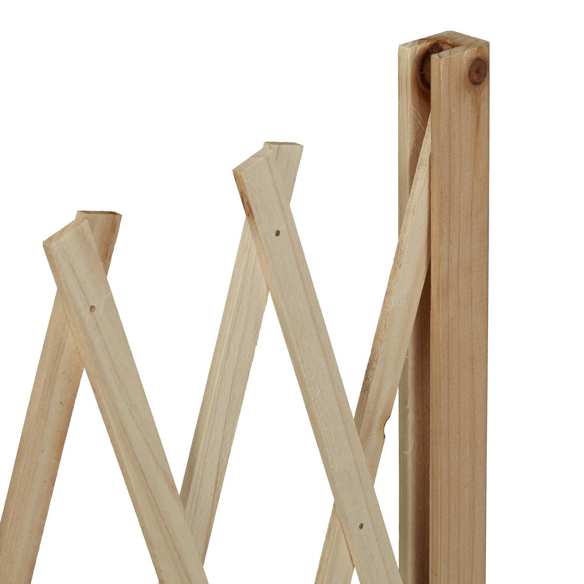 RANKGITTER - Hellbraun, Holz (180/73/28cm) - Relaxdays