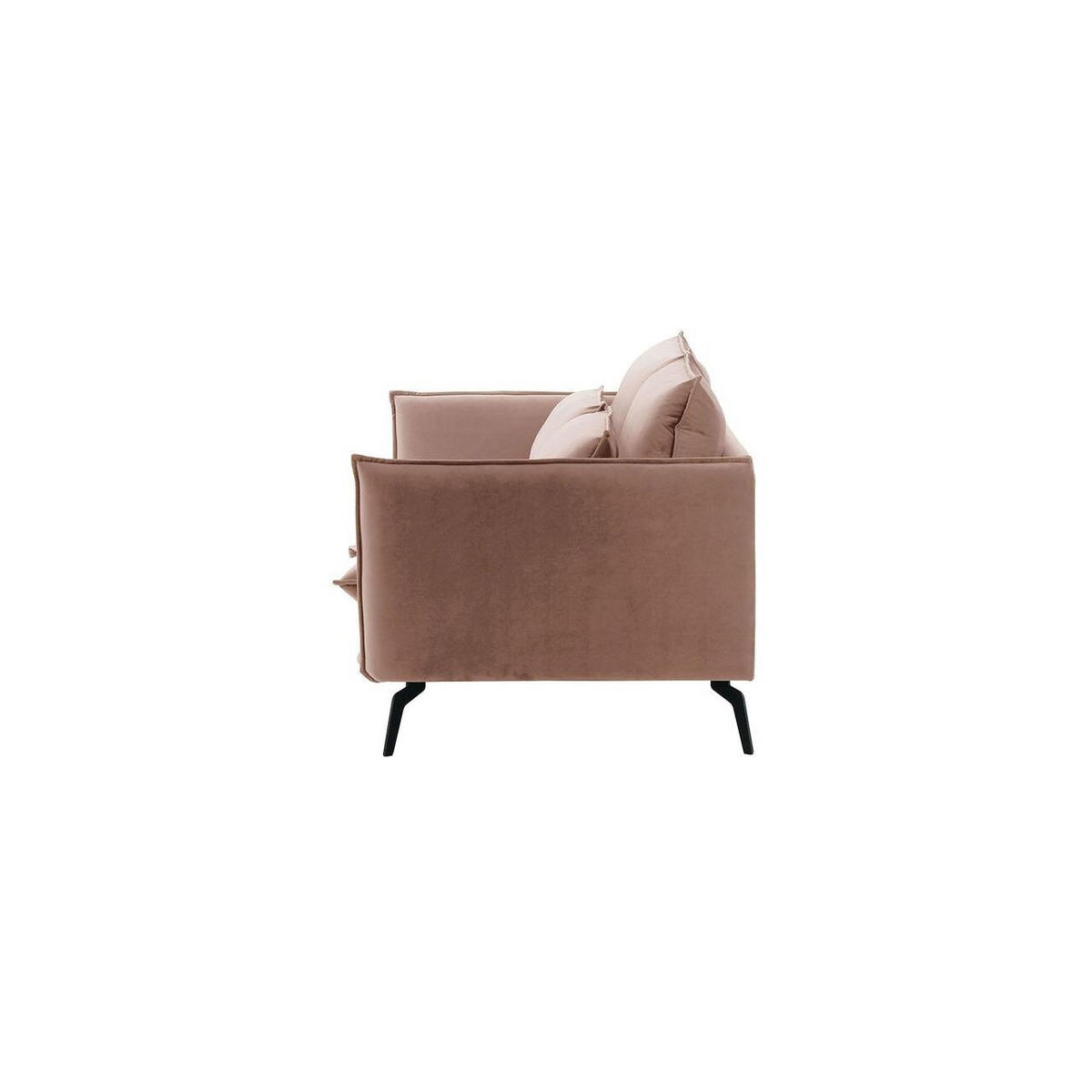 SOFA Layla 2,5-Sitzer-Velluto 14 - Lila, Holz/Textil (197/95/98cm)