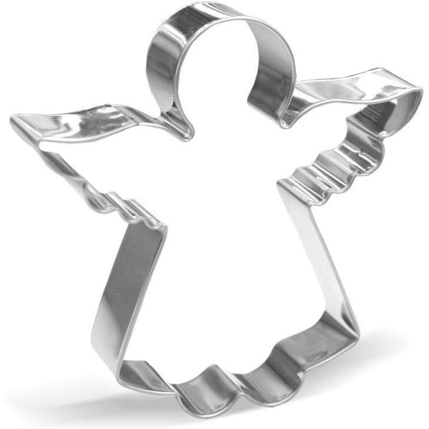AUSSTECHFORM Engel 11 cm Edelstahl - Silberfarben, Metall (11/2.5/10.9cm)