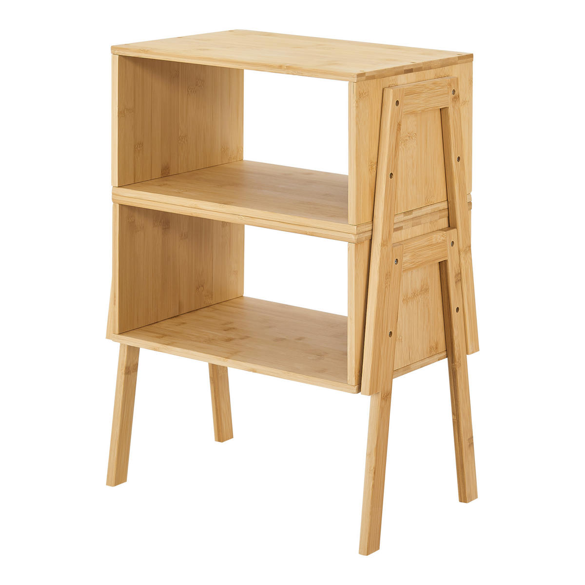 NACHTTISCHSET Vinderup - Beige, Naturmaterialien (44/42/29cm) - [en.casa]