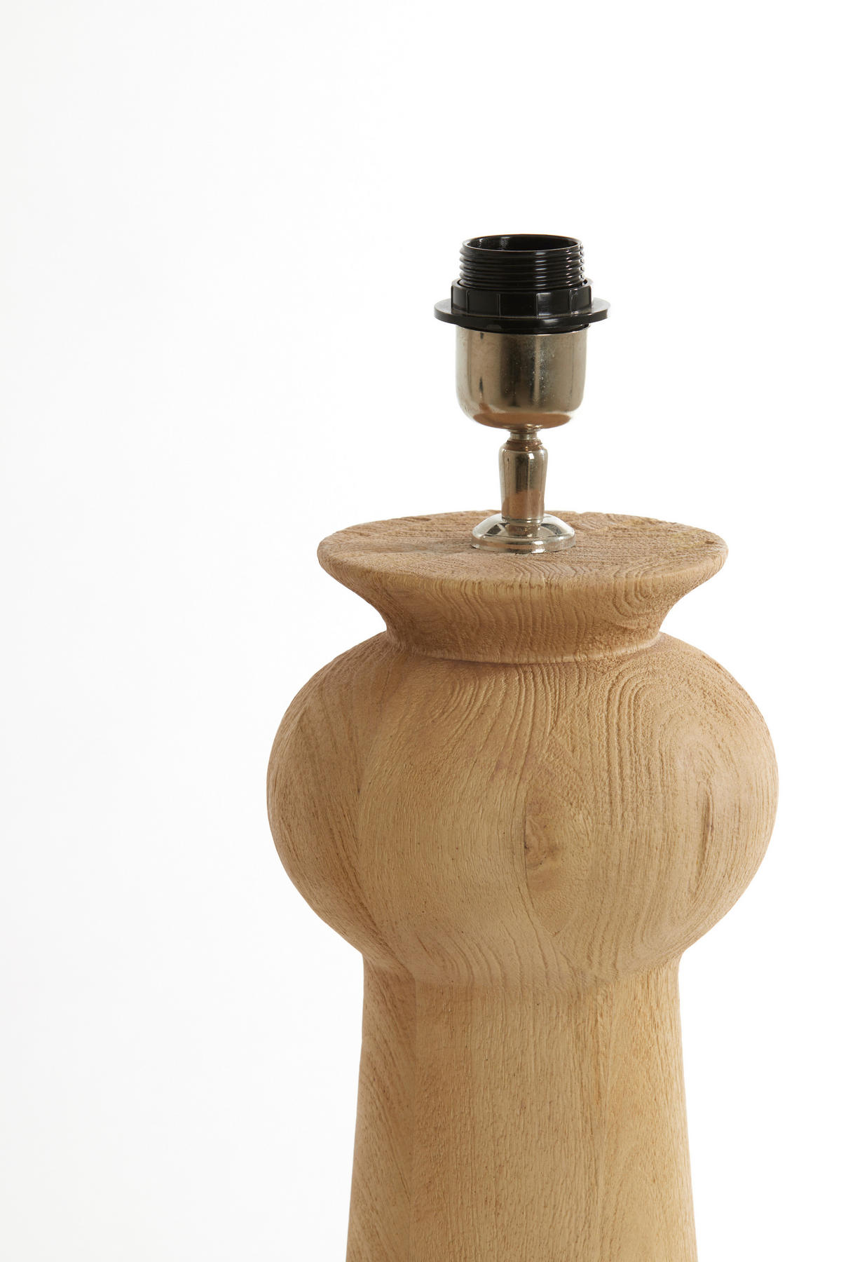 LAMPENFUSS Baglio Braun Ø19/45 cm - Braun, Holz (19/19/45cm) - Light & Living