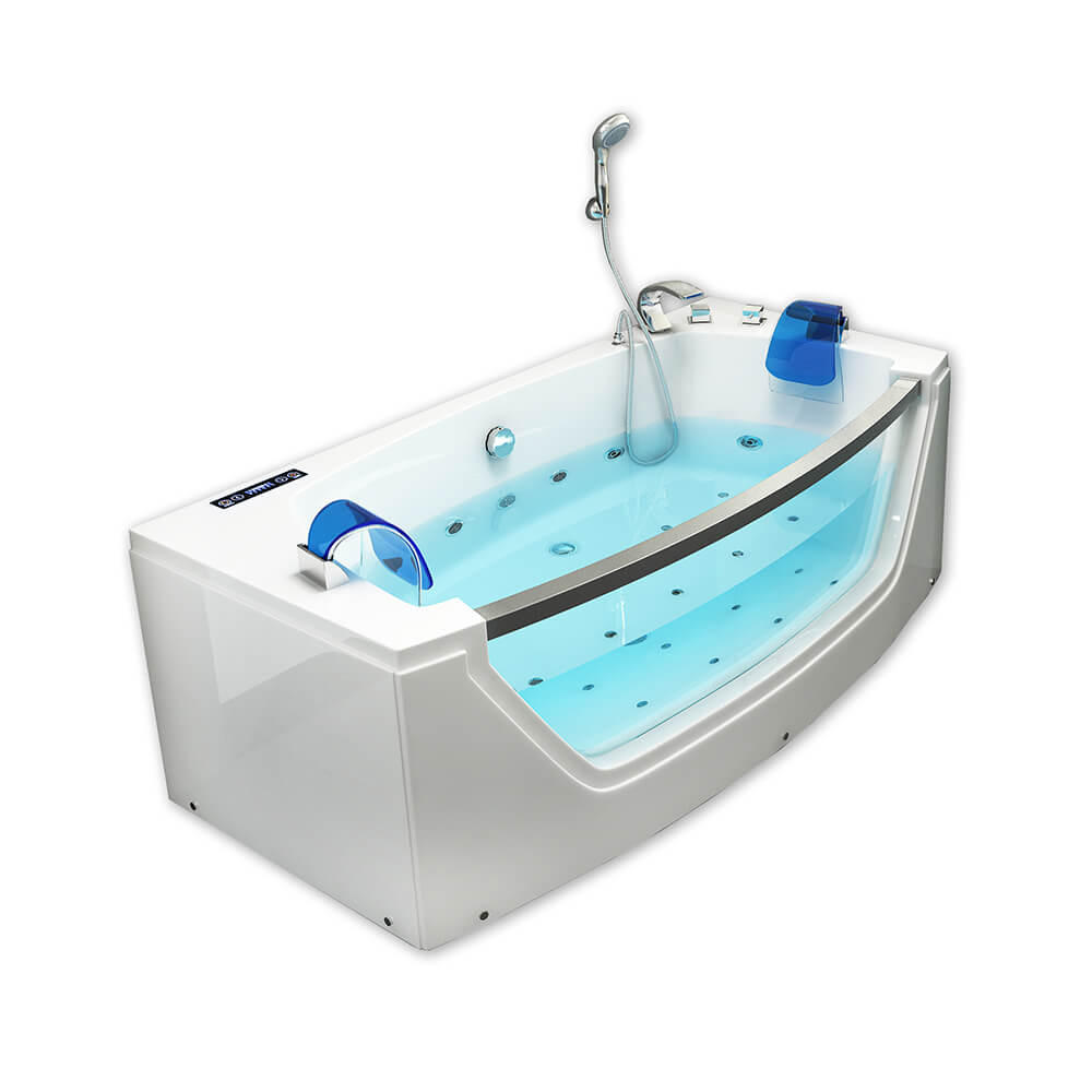 WHIRLPOOL ATLANTIC - Größe: M - Weiß, Keramik (175/60/85cm) - Home Deluxe