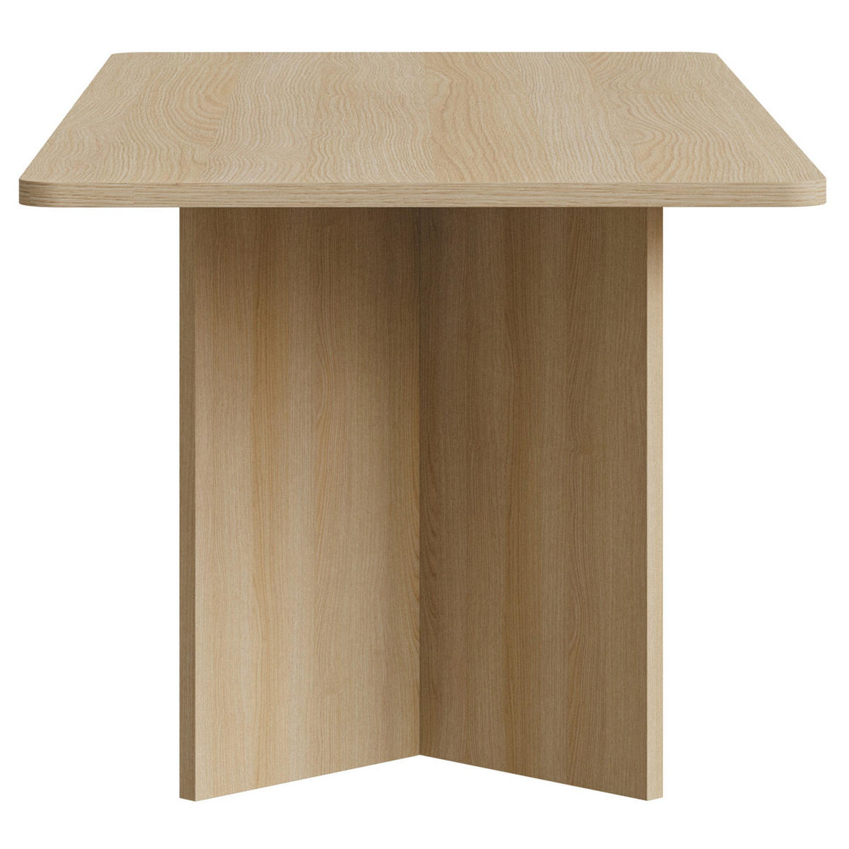 ESSTISCH Qubeo Holzoptik Eiche 204x90 cm - Eichefarben, Holzwerkstoff (90/204/75cm) - Selsey