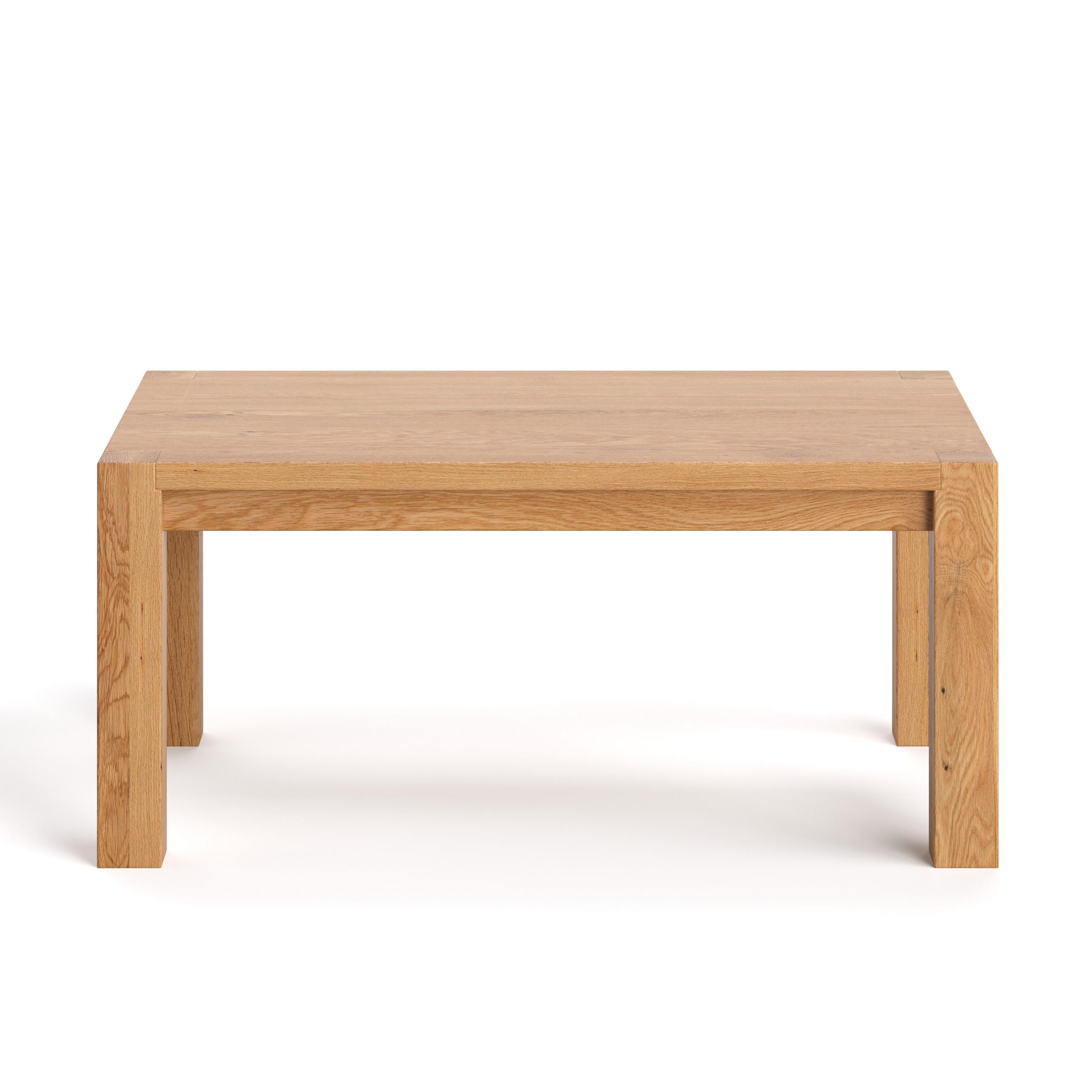 COUCHTISCH Gustav aus massivem Eichenholz 100 cm - Eichefarben/Braun, Holz (100/60/45cm) - Danzz