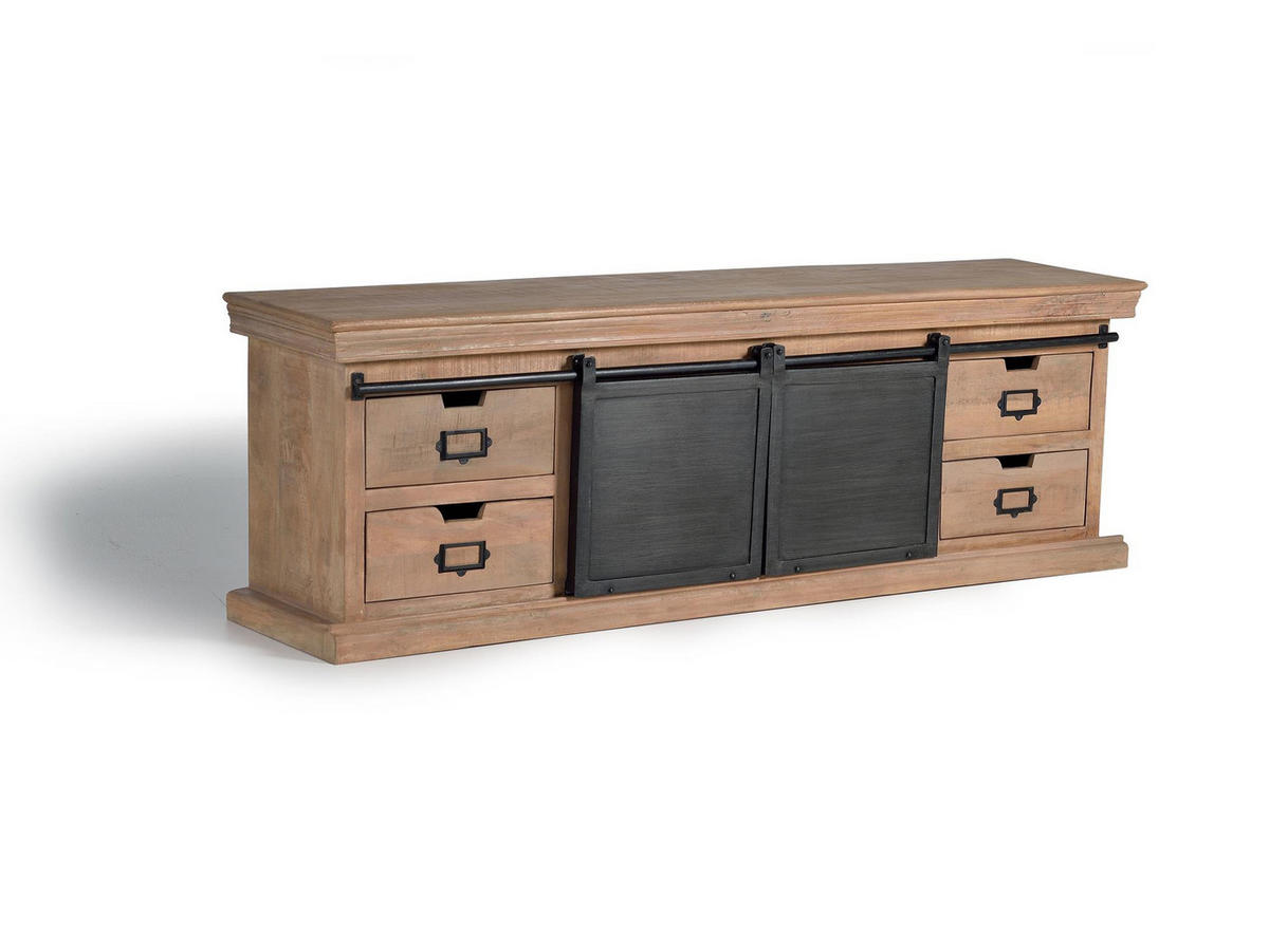 TV-SCHRANK aus Holz - Braun, Holz (170/55/40cm) - Giner y Colomer