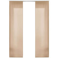 VORHANG 2ER SET HxB 245x60 cm Sand - Sandfarben, Textil (60/245cm) - Gardinenbox