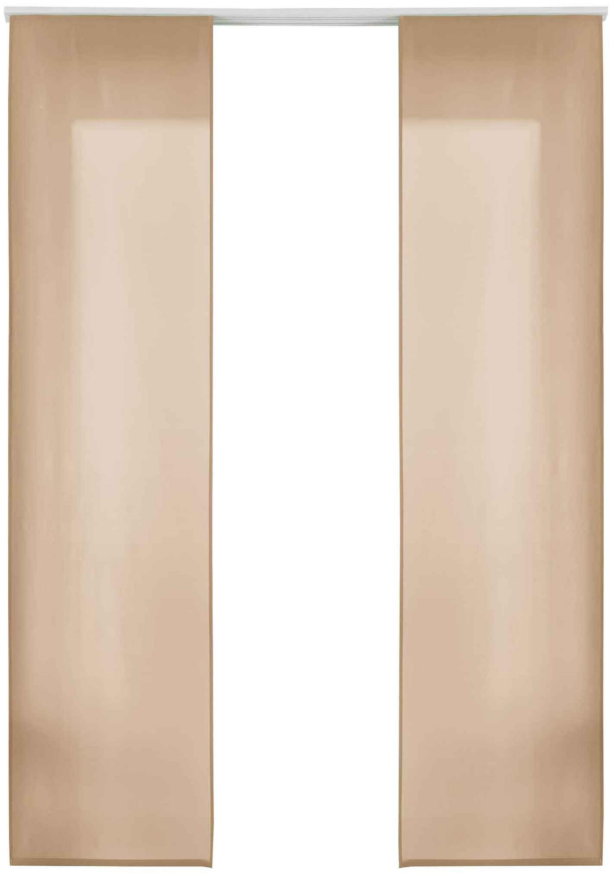 VORHANG 2ER SET HxB 245x60 cm Sand - Sandfarben, Textil (60/245cm) - Gardinenbox
