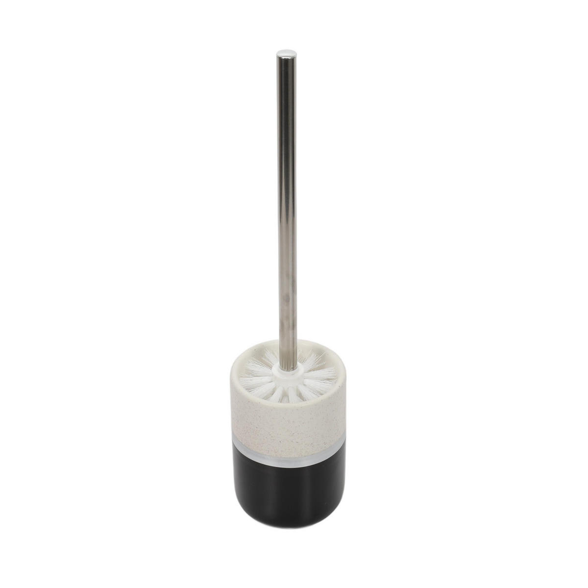 WC-BÜRSTE mit Keramikbehälter 9,5/9,5/38 cm - Schwarz, Keramik (9.5/38/9.5cm) - Douceur d´intérieur