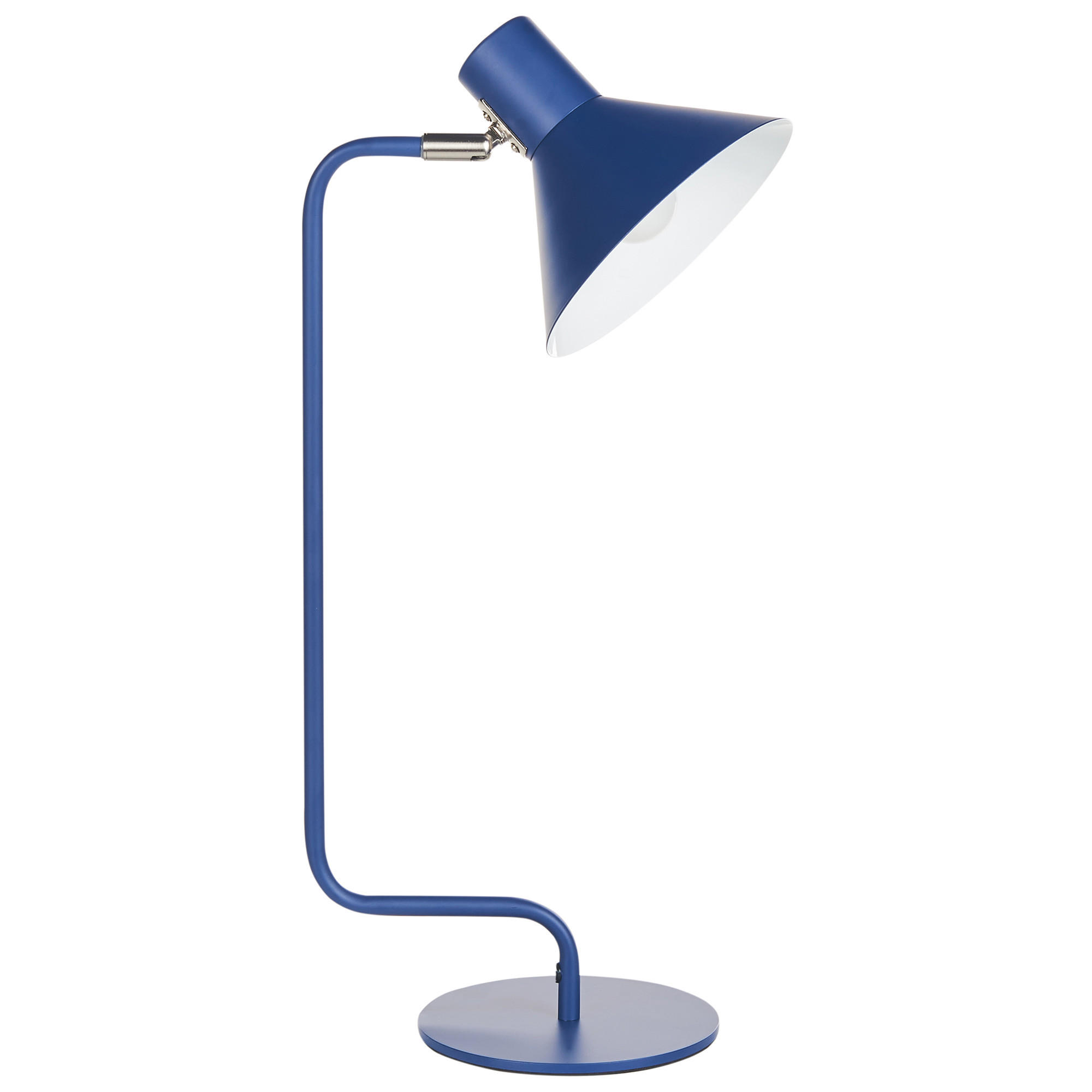 Beliani STOLNÍ LAMPA NA PSACÍ STŮL Modrá Rimava