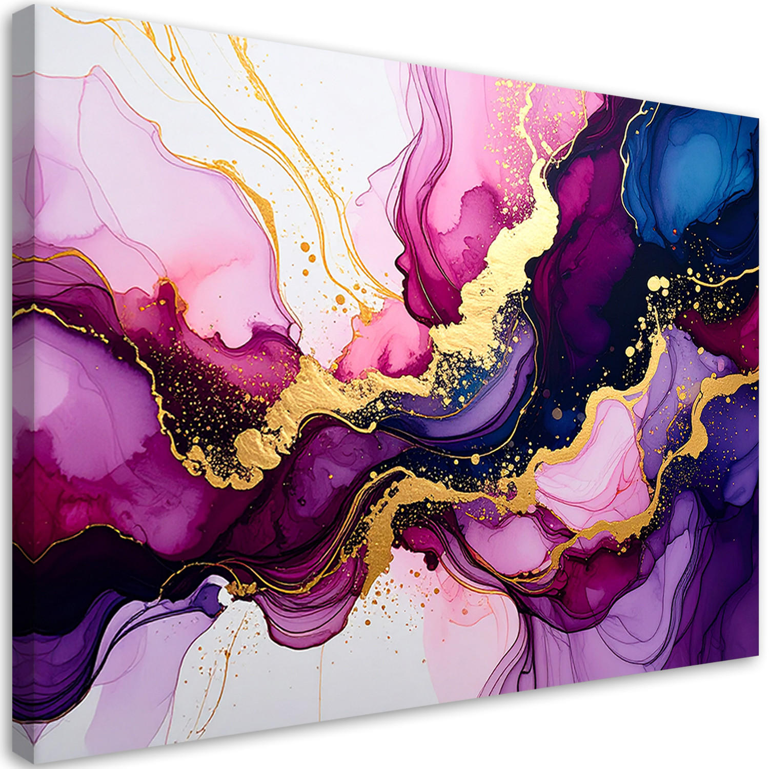 Feeby Leinwandbilder, Lila 60x40 cm