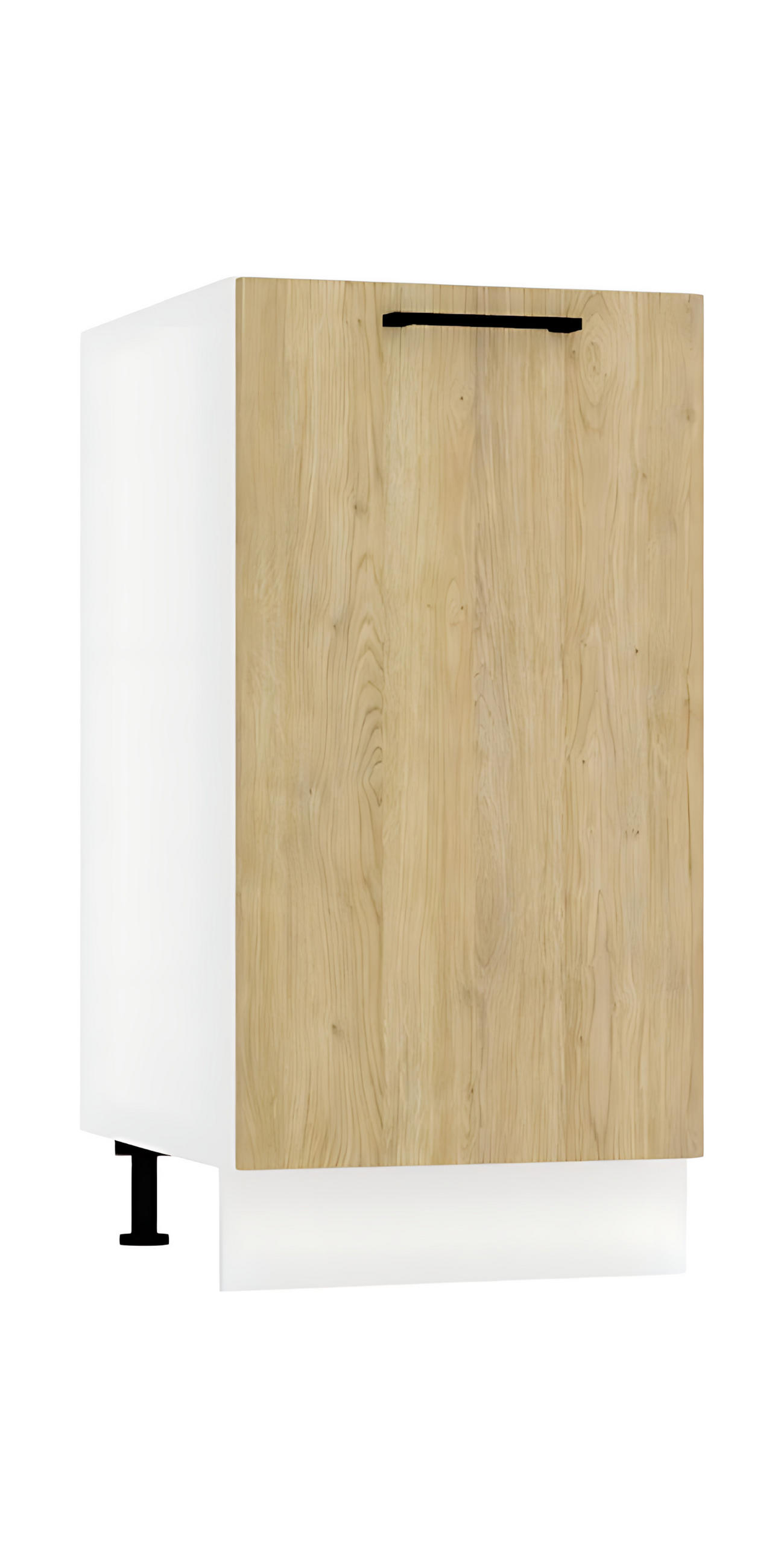 UNTERSCHRANK D40 P/L - Dnoria - Stilvolle Aufbewahrung - Eiche Artisan, Holz/Metall (40/82/52.4cm) - ROYAL24_MARKT