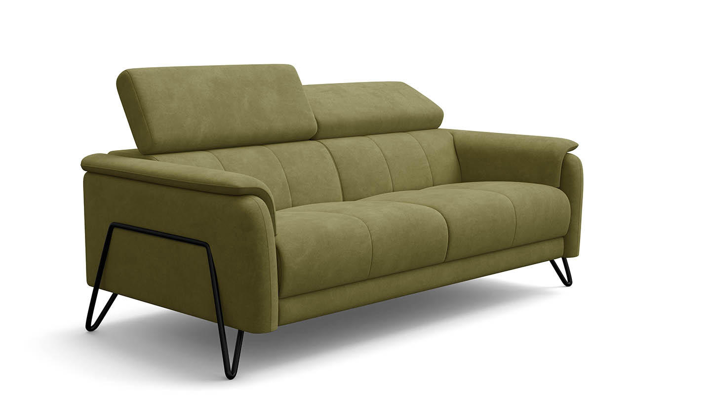 Wozimo Sofa Grün 194x82x103 cm