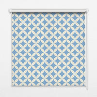 VNÚTORNÁ roleta - okenná roleta - roleta - 80x140 cm - Modré hviezdy - modrá, plast (80/140/0.5cm) - TULUP
