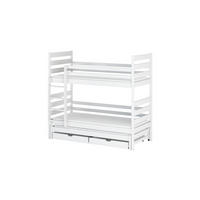 ETAGENBETT WEIß - Weiß, Holz (90/200cm) - FURNLUX