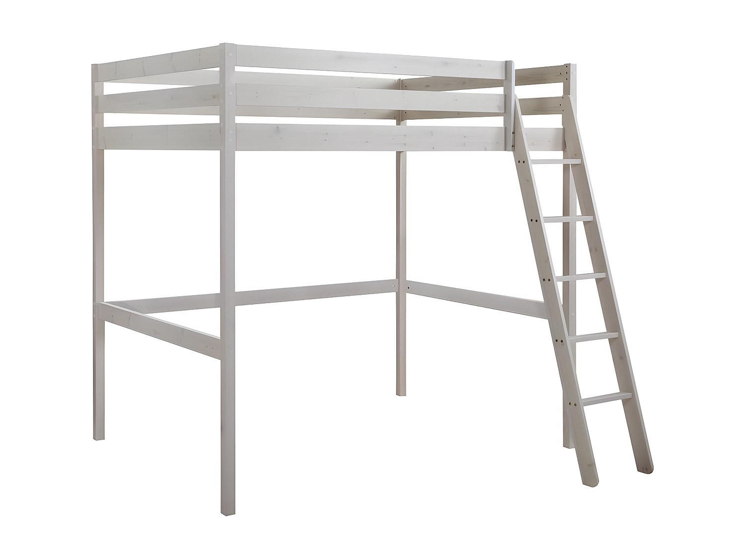HOCHBETT - 2 -Sitzer - Kiefer - weiß - GEDEON - Weiß, Holz (203.5/198cm) - Vente-Unique