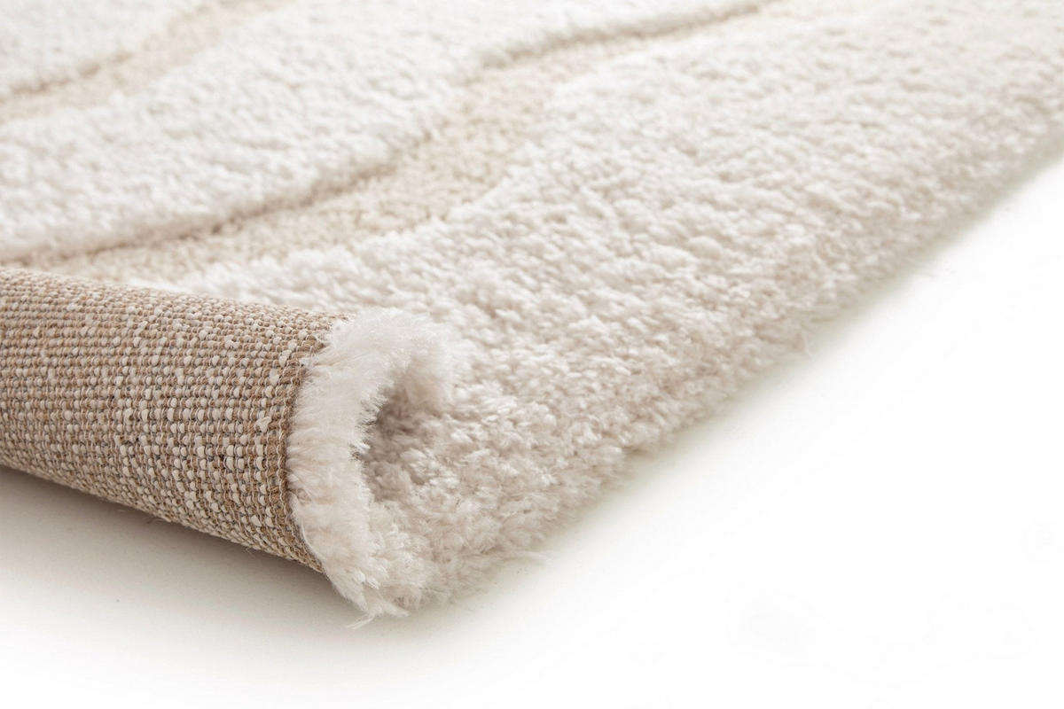 TEPPICH ultrafein aus recycelten Fasern beige - Beige, Textil (160/230cm) - AFK Living