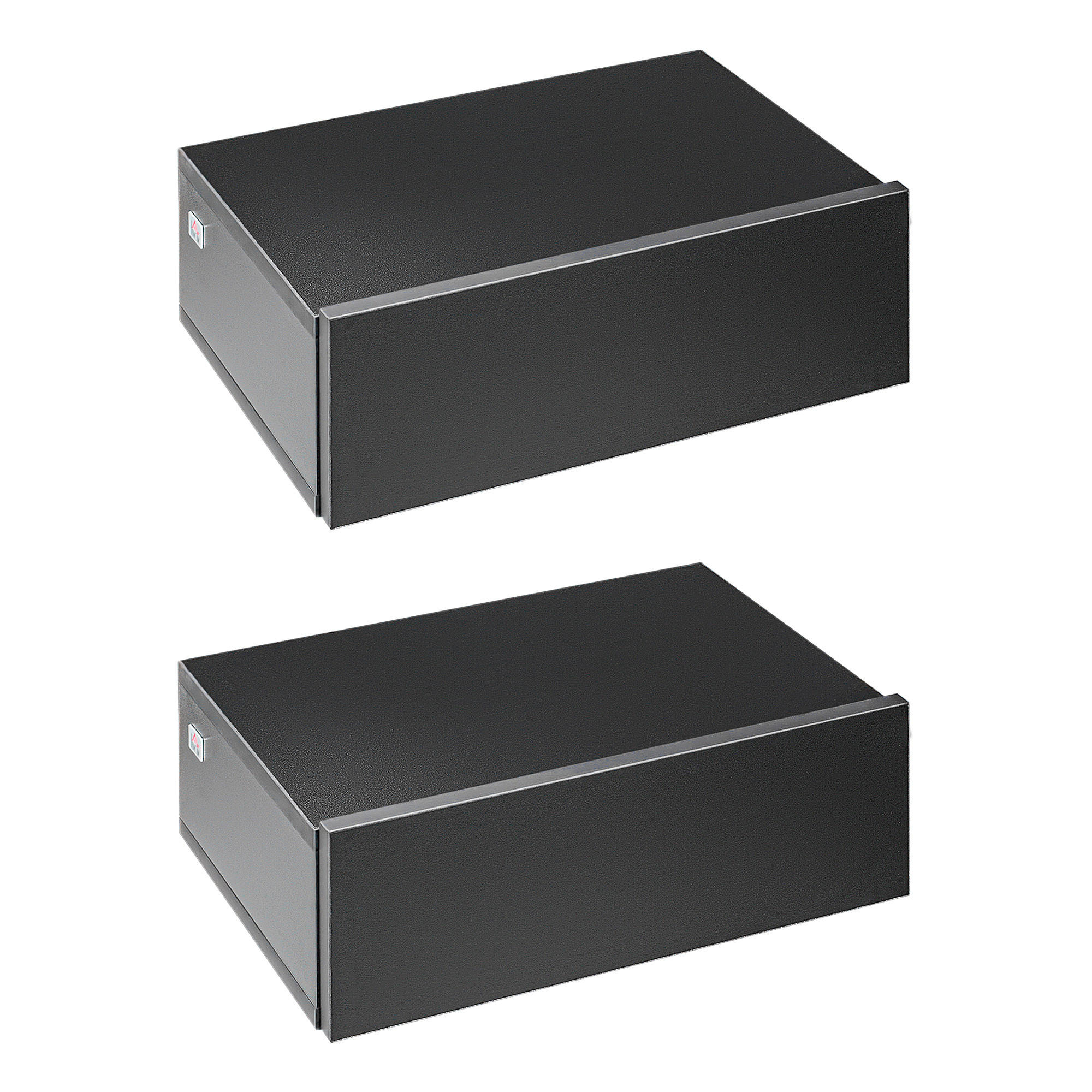 GiPP Nachttisch Schwarz 30x15x40 cm