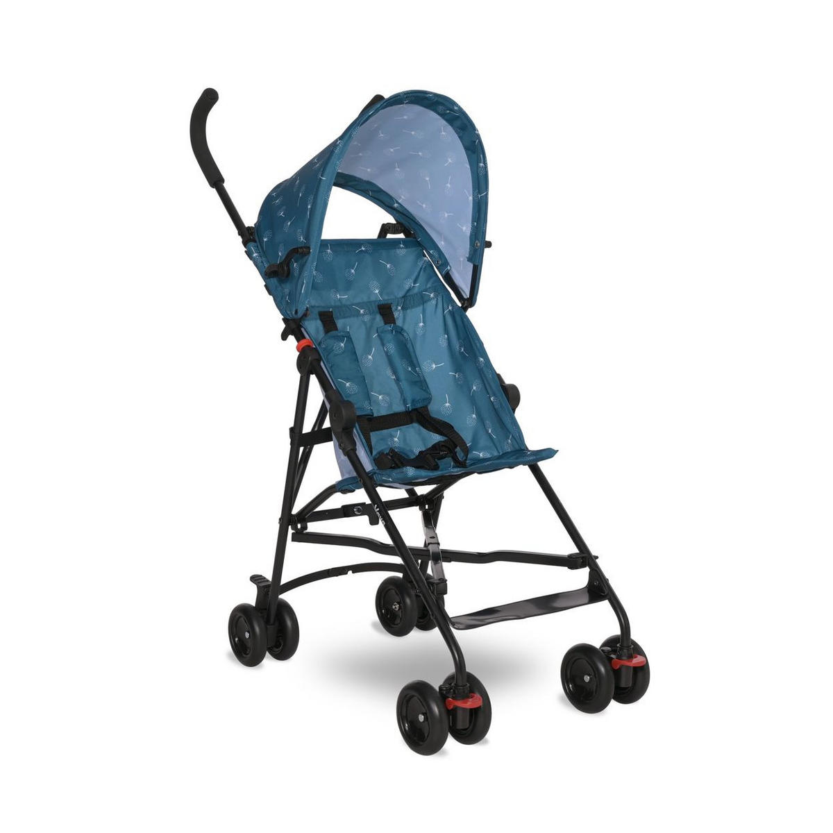 KINDERWAGEN Vaya blau verstellbares Sonnendach, klappbar, Fußstütze - Blau, Metall (80/41/97cm) - Lorelli