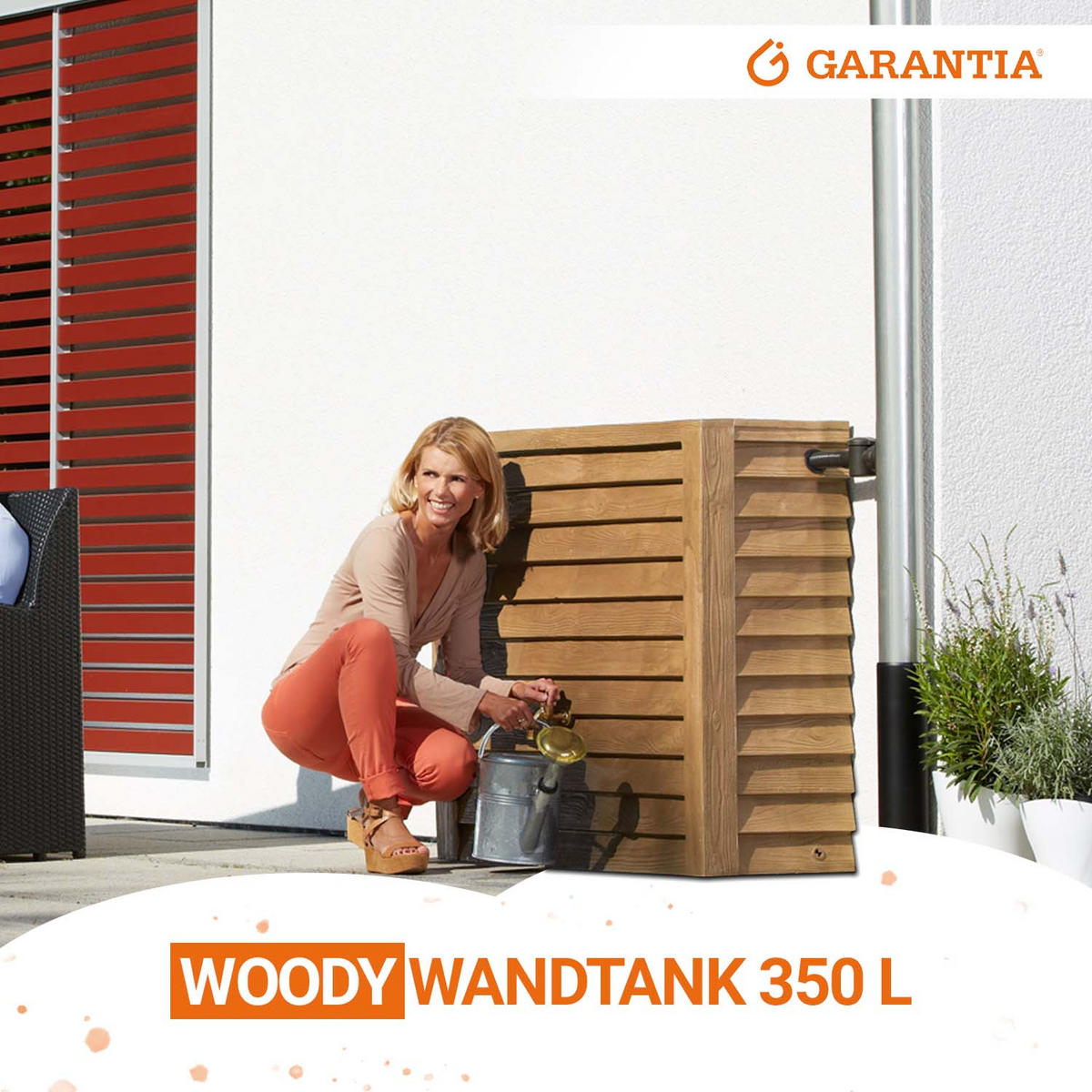 Y Wandtank 350 L, light - Braun, Kunststoff (40/100/124cm) - GARANTIA