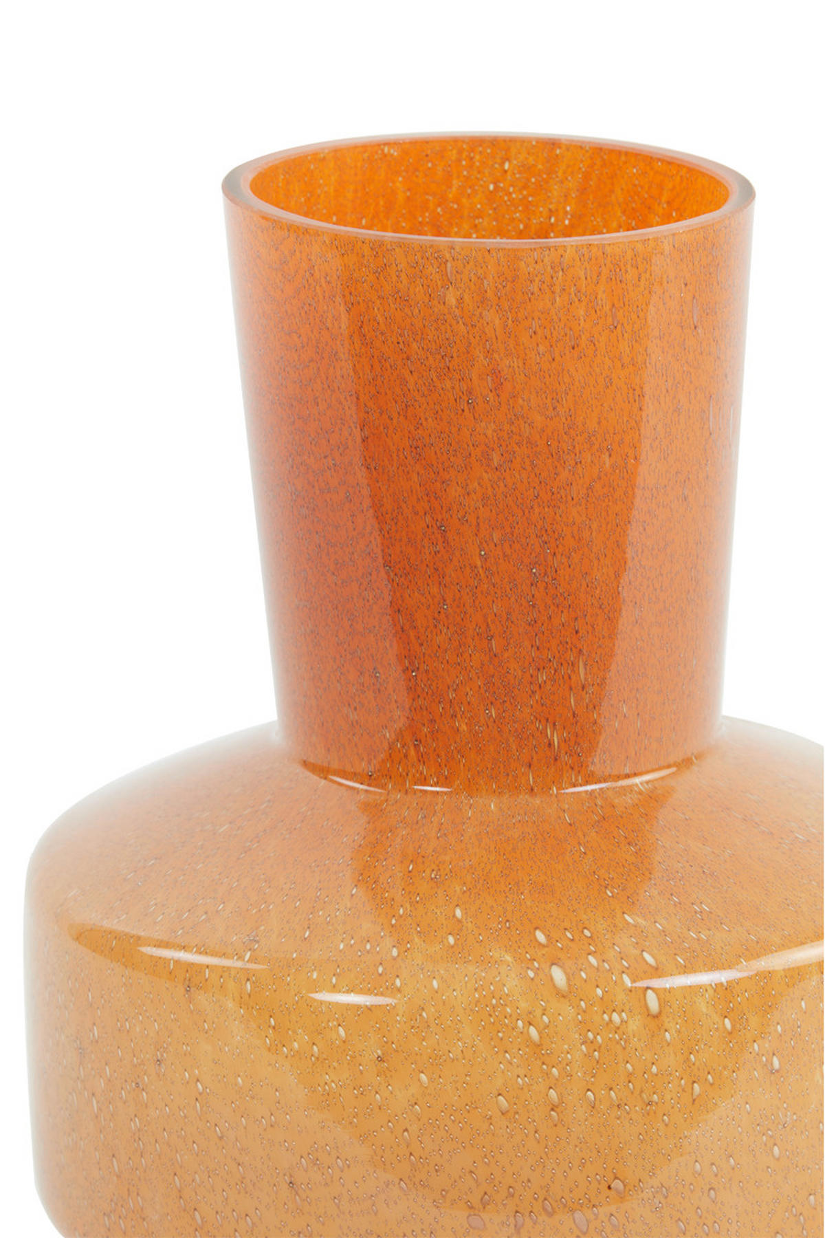 VASE Trasmos Orange Ø23,5/29,5 cm - Orange, Glas (23.5/29.5cm) - Light & Living