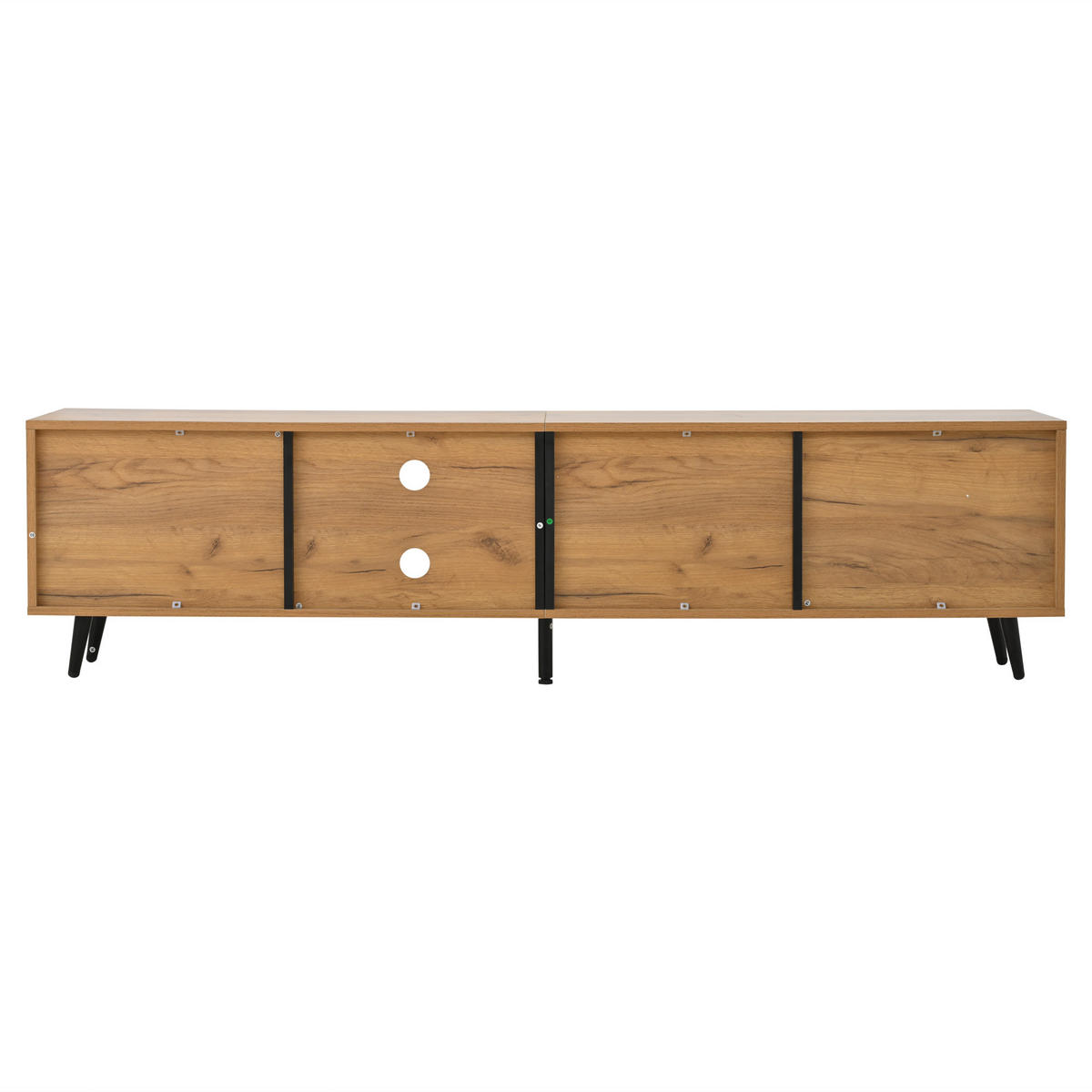 TV-ELEMENT 175/31.5/45 cm Natürlich mit 3 Schränken - Ahornfarben, Holz (175/45/31.5cm) - Oxeza