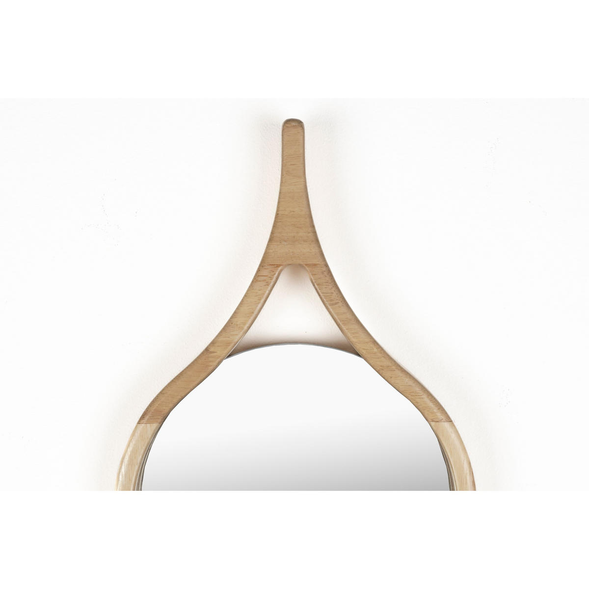 STANDSPIEGEL Thun Spiegel/ Oval 120x26 cm - Beige, Holz (26/120/3cm) - Housecraft Living